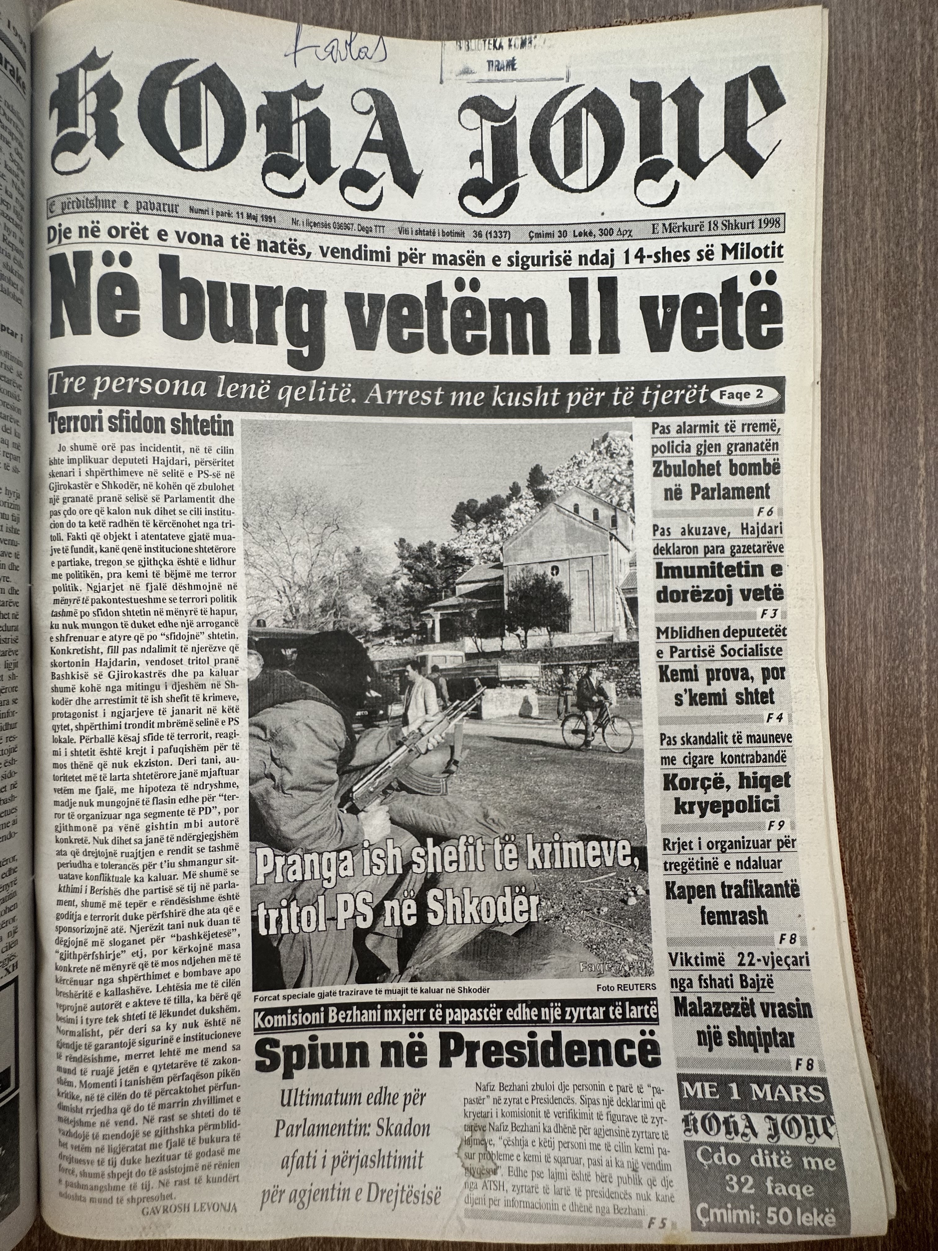 Koha Jonë 1998-02-18